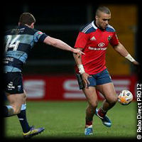 Munster Cardiff Blues Simon Zebo